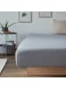 Lumaland Spannbettlaken 180x200cm grau 100% Baumwolle grau