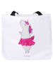 Mr. & Mrs. Panda Einkaufsbeutel Einhorn Ballerina ohne Spruch in Weiß