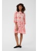 PART TWO Kleid NibiPW Gerade Passform in Poppy Red Bird Print
