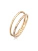 Elli Ring 925 Sterling Silber Ring Set in Gold