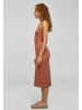 Urban Classics Urban Classics Damen Ladies Midi Sleeveless Rib Dress in terracotta