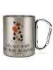 Mr. & Mrs. Panda Tasse Kuh mit Spruch in Silber