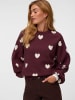 Vero Moda Strickpullover in Winetasting
