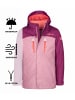 Trollkids 3in1 Jacke "Bryggen" in Orchidee/Maulbeere