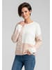 KIANNA Women Sweater in WHITE BEIGE CAMEL