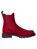 Tamaris Chelsea Boot in RED SUEDE