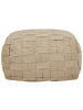 Beliani Pouf BODLA in Beige - (W) 50 x (H) 30 x (L) 50 cm