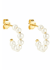 Gemshine Ohrringe Zuchtperlen in gold coloured