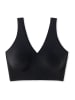Schiesser Bustier Padded - Invisible Soft in Schwarz