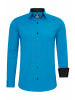 Rusty Neal Business Hemd Slim Fit Premium Cotton-Stretch in Petrol