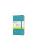 Moleskine Notizbuch mit festem Einband, 70g-Papier, Blanko "Classic" in Riff Blau