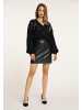 faina Damen Strickjacke in Schwarz