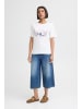 Pulz Kurzarm-Bluse PZBETHANY Regular fit in Bright White