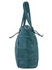 Samantha Look Shopper echt Leder in blau