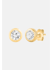 Ethische Diamanten Ohrringe aus 375 Gelbgold mit Lab Grown Diamant