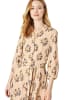 Noa Noa Kleid BellaNN in Print Beige