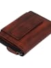 Greenburry Destressed Geldbörse RFID Schutz Leder 13.5 cm rusty orange
