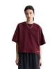 Marc O'Polo DENIM DfC Kurzarm-Sweatshirt relaxed in Merlot Red