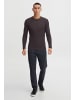 INDICODE Strickpullover IDValerio 35662MM  modischer Feinstrick Pullover in dunkelblau