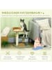 Pawhut Kratzbaum Grün+Braun+Beige 43L x 39B x 52H cm