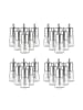 Ritzenhoff & Breker 24er Set Zuckerstreuer Basic in Transparent-Silber 15 cm