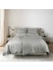 Schöner Wohnen Kollektion Satin Bettwäsche PLAIN in Grau
