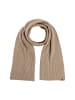 Camel Active Schal aus weichem Materialmix in Karamell