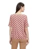 Betty Barclay Casual-Shirt mit Tunnelzug in Red/Beige