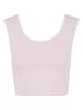 Urban Classics Urban Classics Ladies Contrast Cropped Top in blushedrose/white+white/black