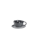 LEONARDO 4-tlg. Cappuccinotassen Matera in Anthrazit 180 ml