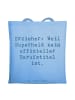 Mr. & Mrs. Panda Shopping Tasche Spruch Erzieher Superheld mit S... in Sky Blue