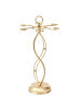 Beliani Weinglasregal LIMERICK in Gold - (W) 26 x (H) 43 x (L) 26 cm