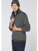 Polo Sylt Strickpullover mit kurzem Zipper in Grau