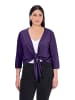 Ulla Popken Shirtjacke in tiefes violett