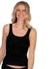 Nina von C. 2er Pack Damen Achseltop in schwarz