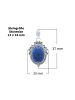 mantraroma 925er Silber - Ketten (L) 20 x (B) 37 mm mit Lapis Lazuli