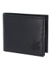 oxmox Leather Geldbörse RFID Schutz Leder 12 cm schwarz-turtle 2.0