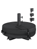 SONGMICS Sonnenschirm Sheld in Schwarz - (B)55 x (T)55 x (H)40cm