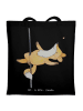 Mr. & Mrs. Panda Tote Bag Fuchs PoledanZeichen ohne Spruch in Schwarz