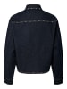 Pieces Jeanshemd in Dark Blue Denim
