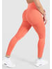 SMILODOX Kompression Leggings Amaze Ripp in Orange Melange