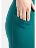 SMILODOX Leggings Adrielle Pocket Seamless in Dunkelgrün
