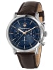 Maserati Herrenuhr Chronograph Epoca Braun/Blau