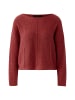 Oui Pullover in red pear