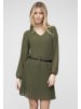 Cloud5ive Cloud5ive Cloud 5ive Pleated Dress with belt in military green