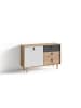 byLiving Sideboard Bill in Artisan Eiche - (B) 120 x (H) 77 x (T) 36,5 cm