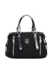 FELIPA Damen Handtasche in Schwarz Silber