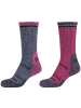 Skechers Skechers 2PPK Women Trail Wool Socks in Rosa