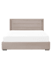 Beliani 2-tlg Doppelbett ROUEN in Beige