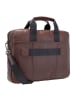 Strellson Charles Aktentasche Leder 39 cm Laptopfach in brown